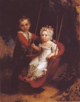 Д.Доу. Портрет Александра и Марии. 1821